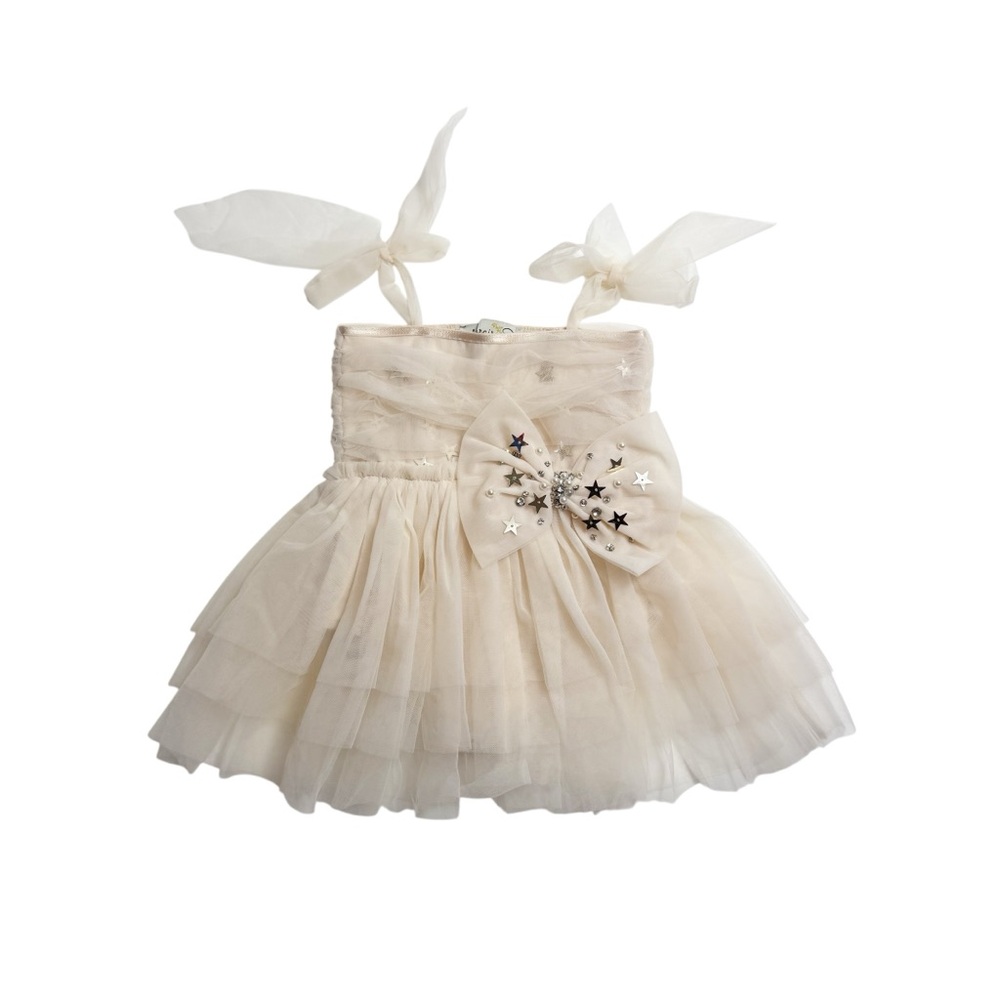 Marais Sky beige tutu dress